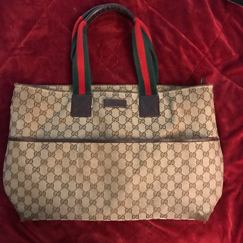Gucci diaper bag